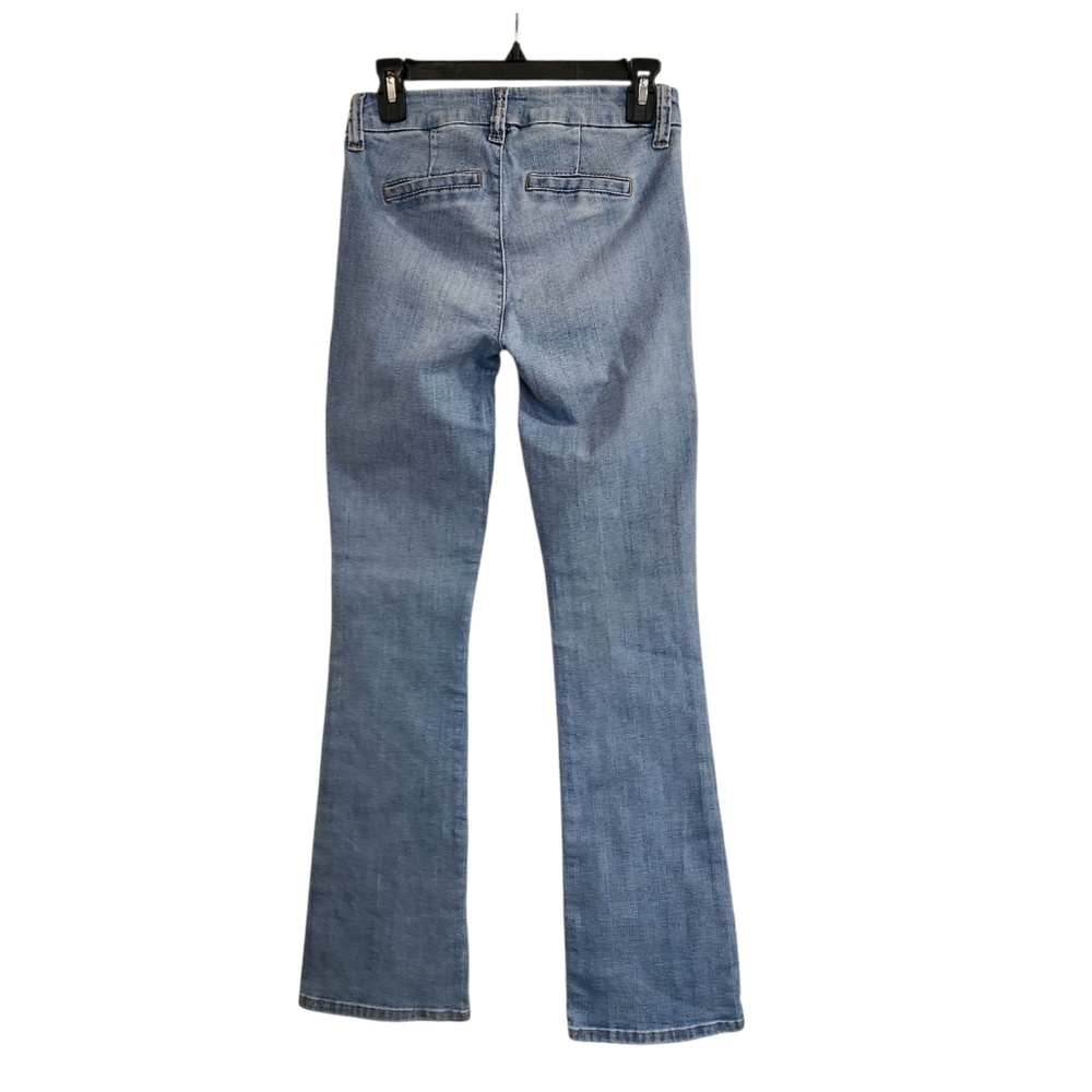 Kut From The Kloth Natalie  Jeans Womens Sz 00 Flare Mid Rise Stretch Light Wash - Picture 2 of 12